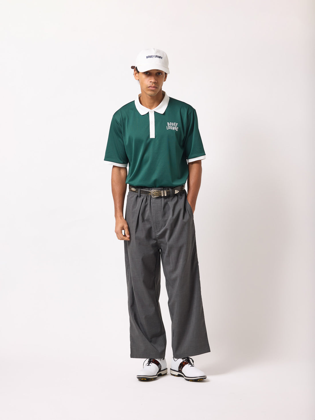 ［BOGEY LOUNGE］クレリックポロシャツ
