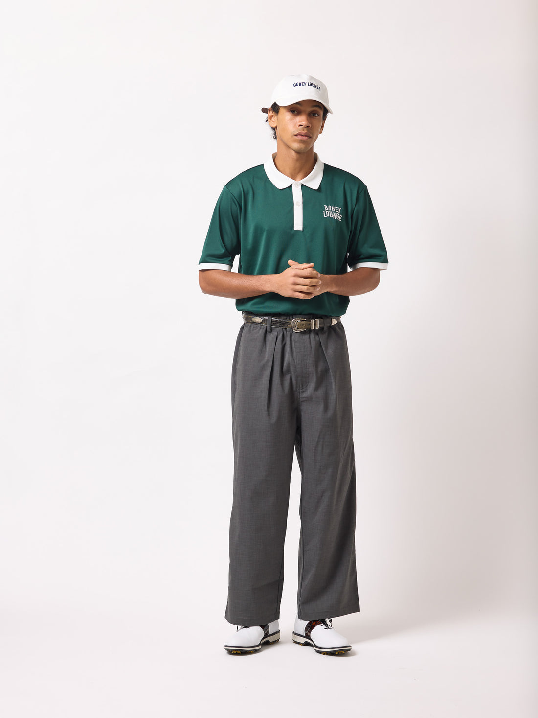 ［BOGEY LOUNGE］クレリックポロシャツ