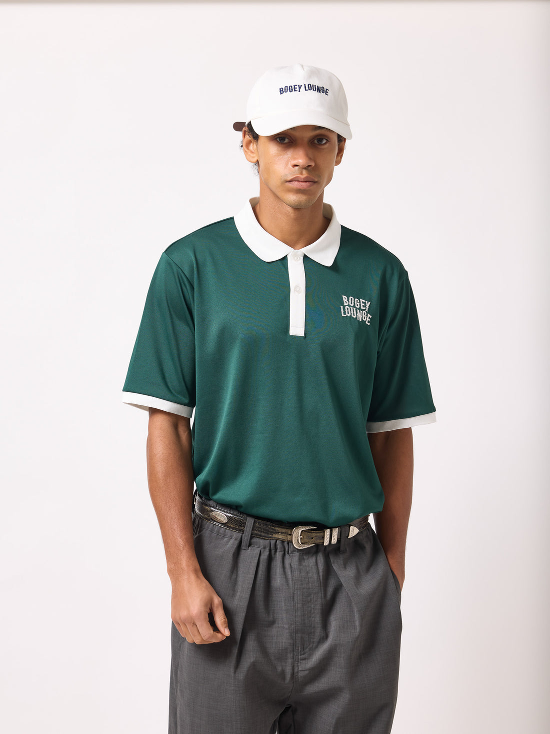 ［BOGEY LOUNGE］クレリックポロシャツ