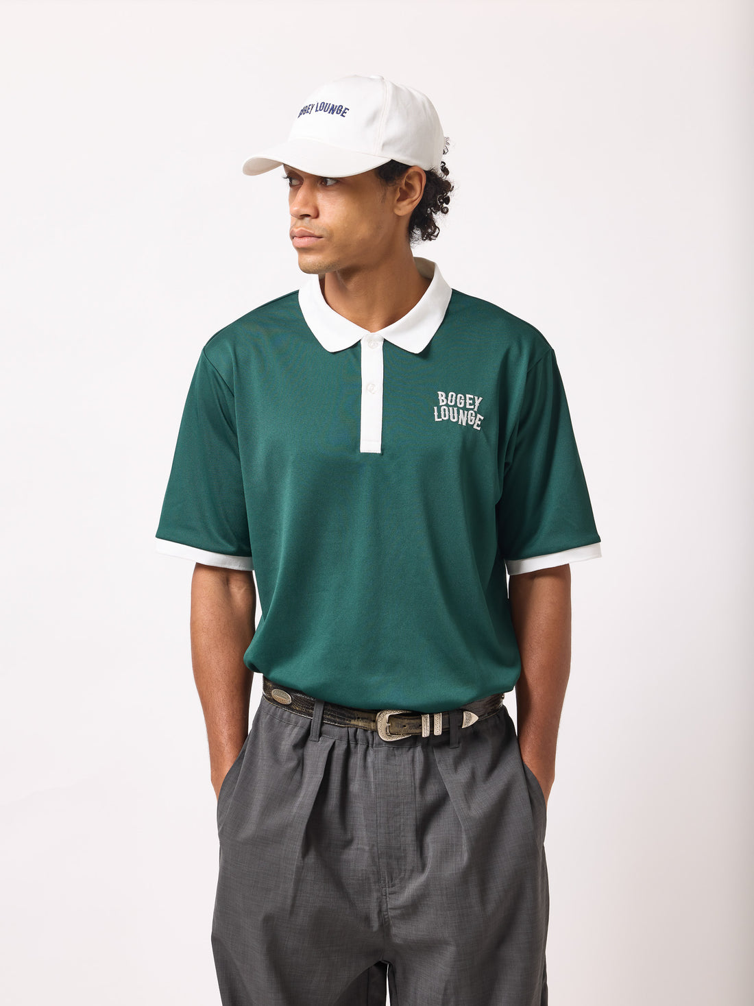 ［BOGEY LOUNGE］クレリックポロシャツ