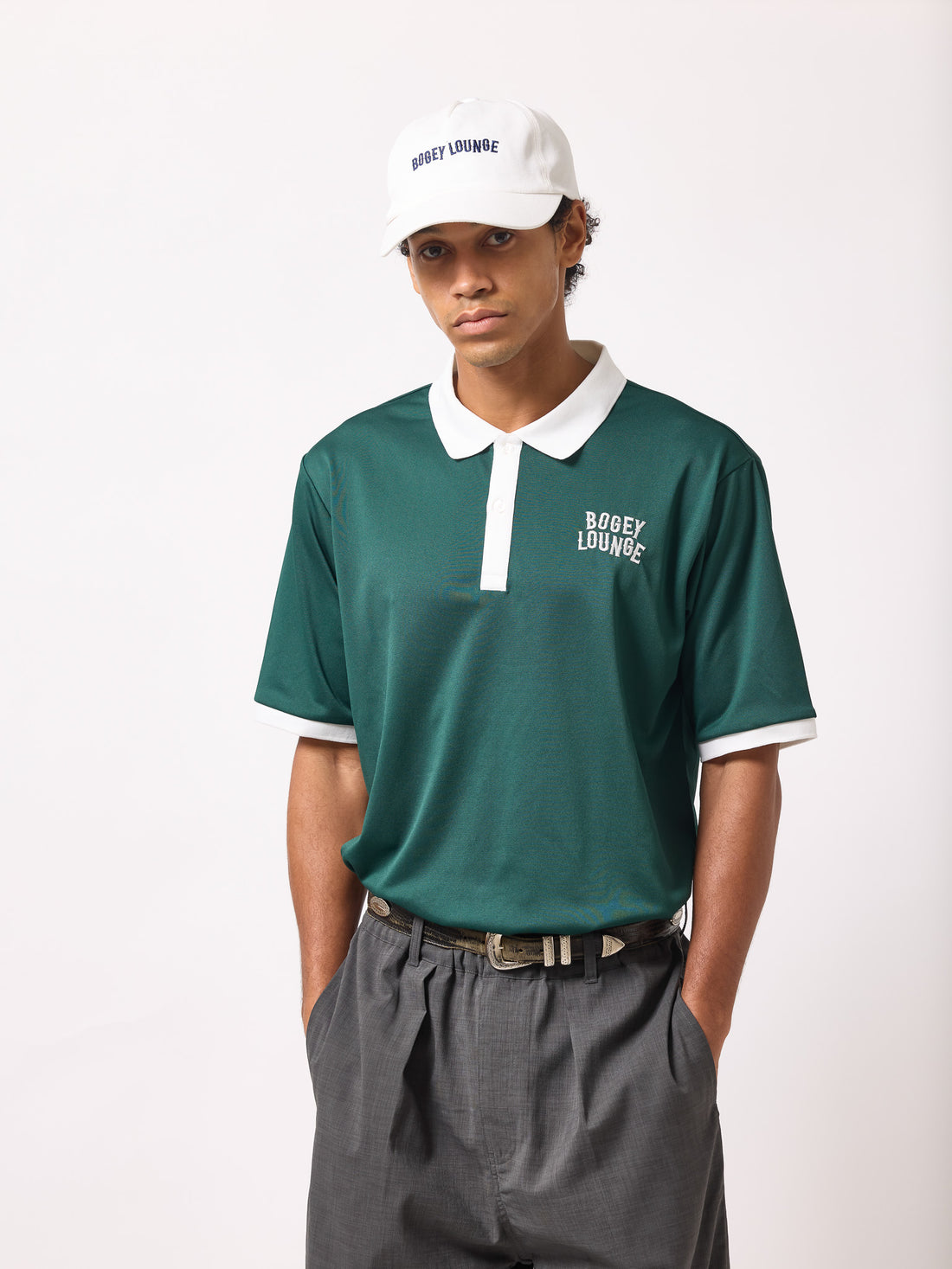 ［BOGEY LOUNGE］クレリックポロシャツ