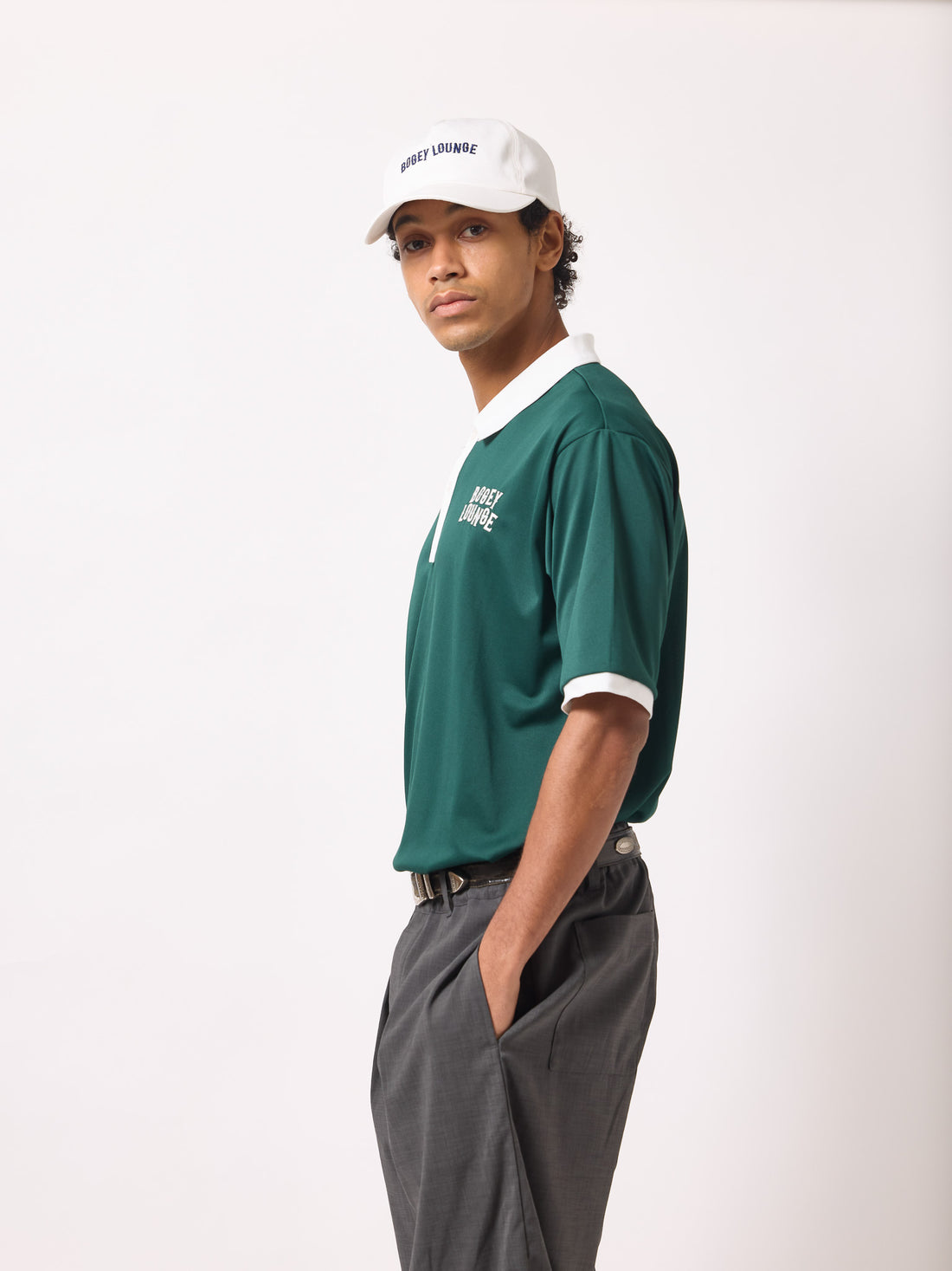 ［BOGEY LOUNGE］クレリックポロシャツ