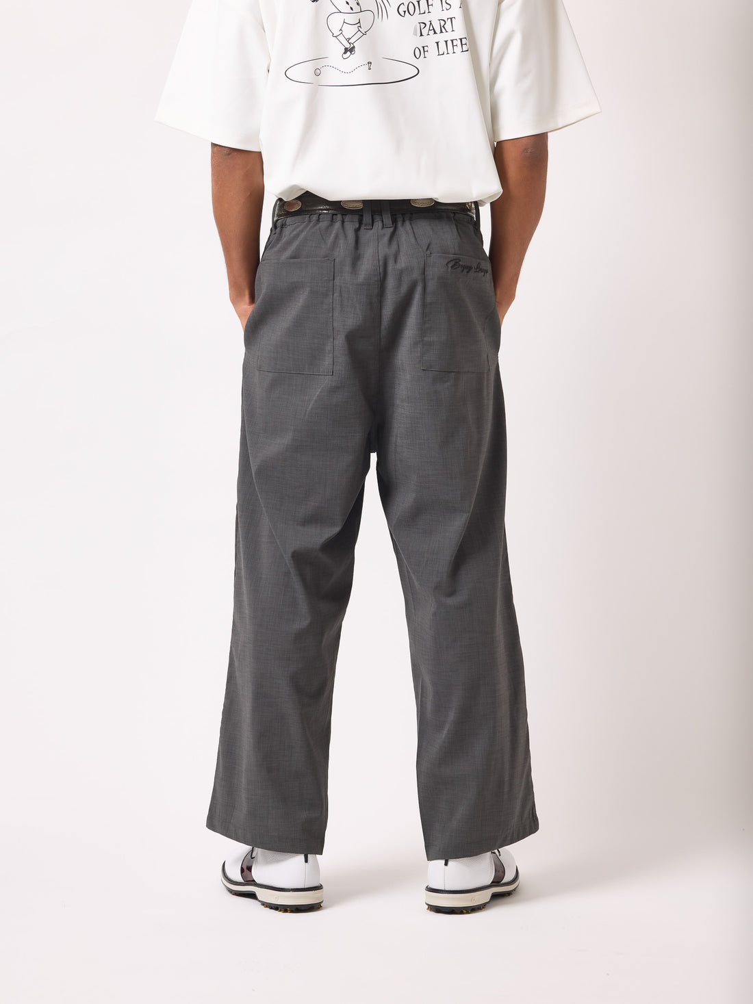 ［BOGEY LOUNGE］タックパンツ
