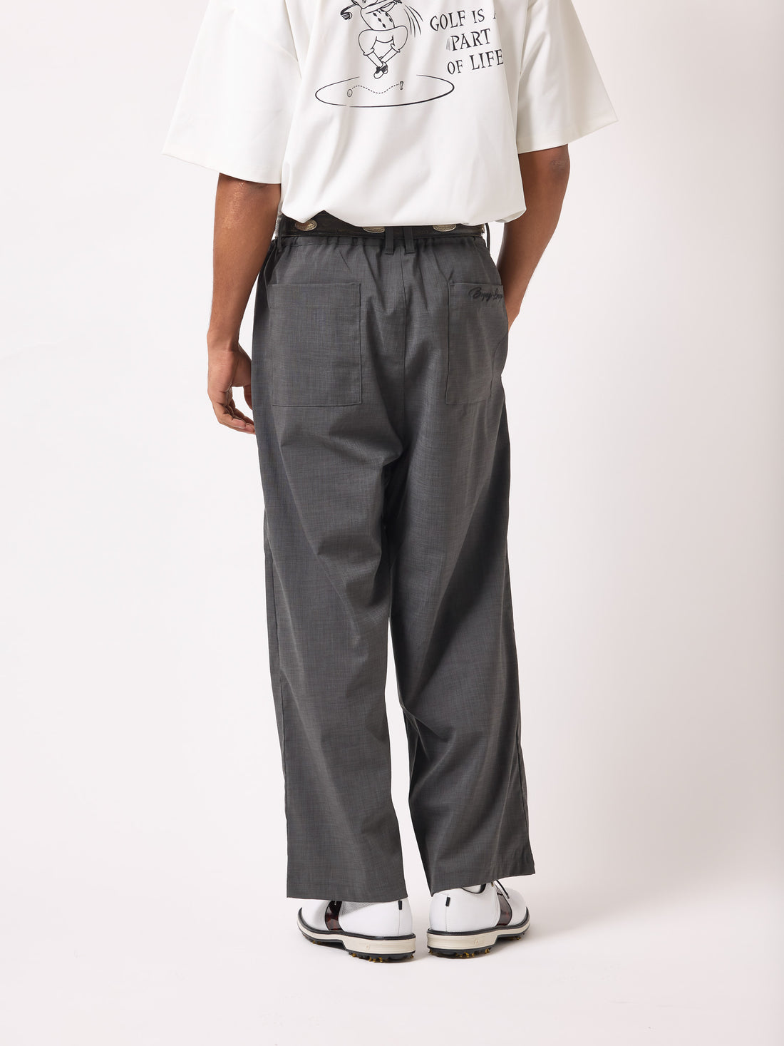 ［BOGEY LOUNGE］タックパンツ