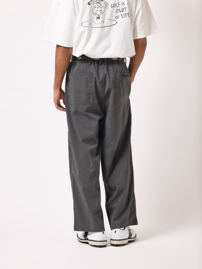 ［BOGEY LOUNGE］タックパンツ
