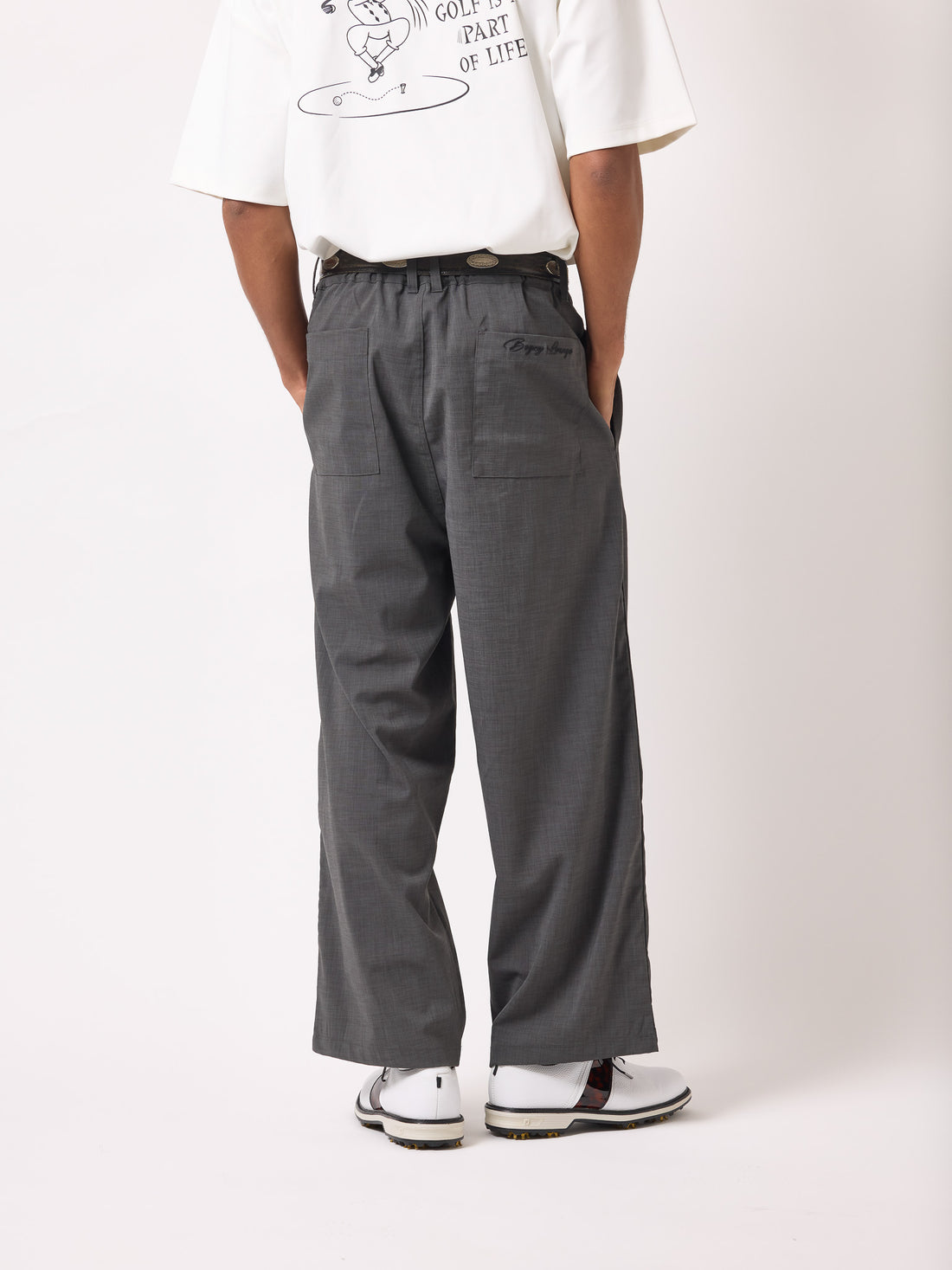 ［BOGEY LOUNGE］タックパンツ