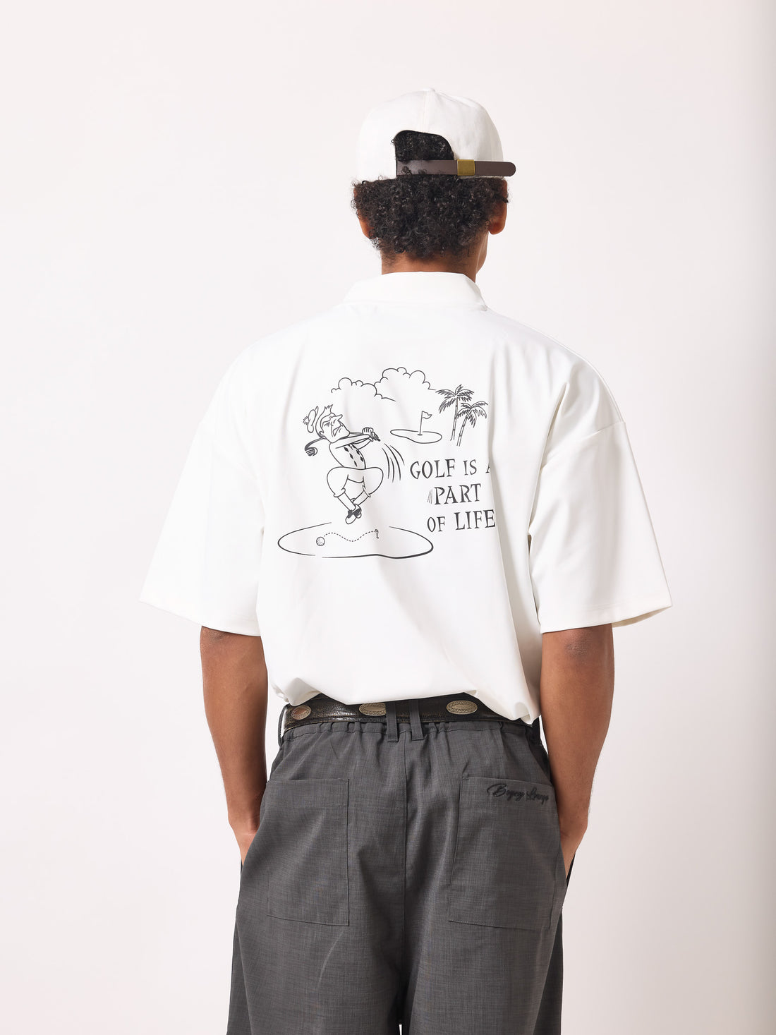 ［BOGEY LOUNGE］モックネックトップス(スイング)