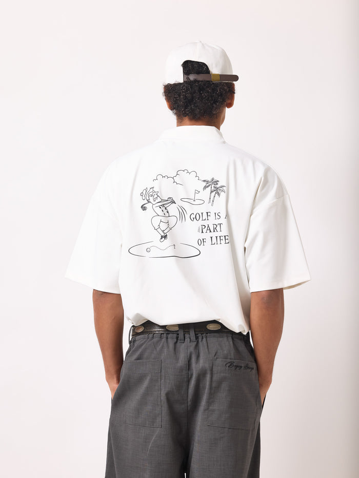 ［BOGEY LOUNGE］モックネックトップス(スイング)