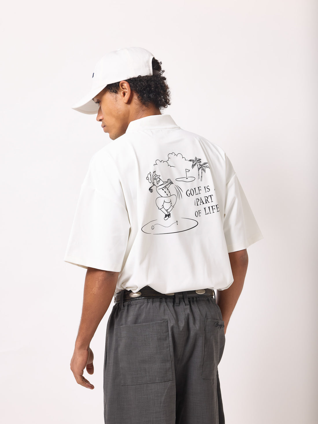 ［BOGEY LOUNGE］モックネックトップス(スイング)