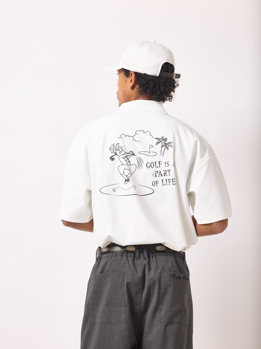 ［BOGEY LOUNGE］モックネックトップス(スイング)