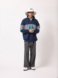 ［BOGEY LOUNGE］裏毛ハーフZIPトレーナー