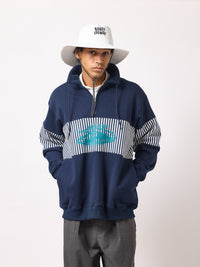 ［BOGEY LOUNGE］裏毛ハーフZIPトレーナー