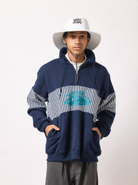 ［BOGEY LOUNGE］裏毛ハーフZIPトレーナー