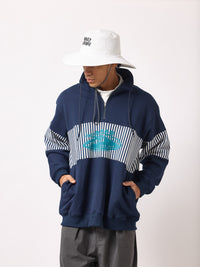 ［BOGEY LOUNGE］裏毛ハーフZIPトレーナー