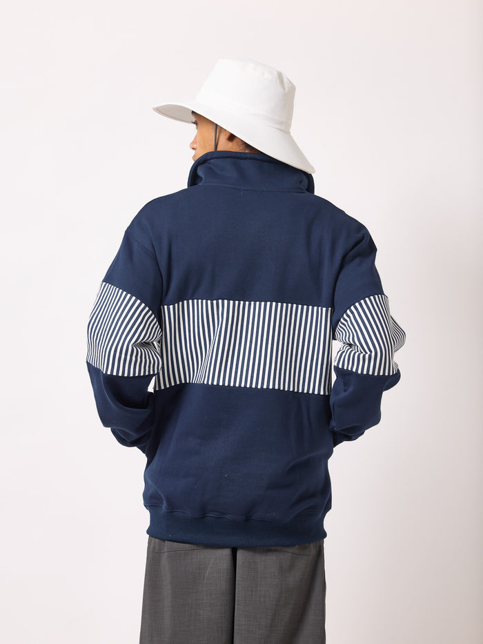 ［BOGEY LOUNGE］裏毛ハーフZIPトレーナー