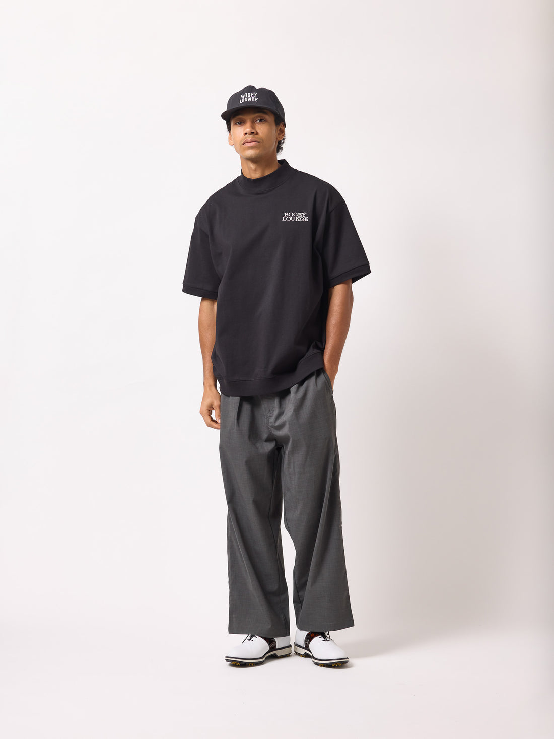 ［BOGEY LOUNGE］半袖トップス(ペリカン)