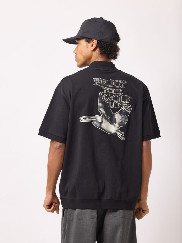 ［BOGEY LOUNGE］半袖トップス(ペリカン)