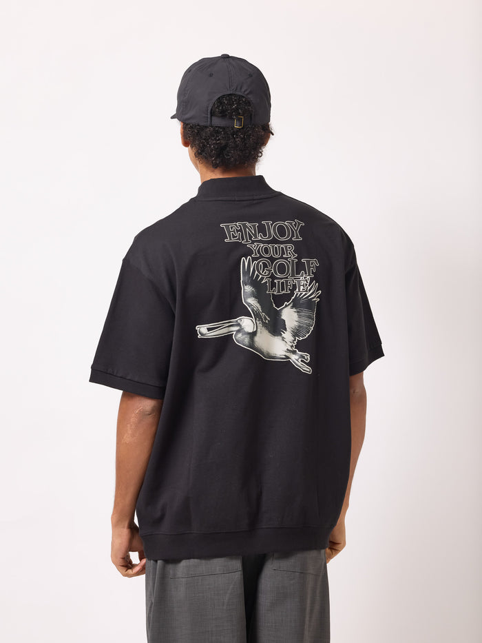 ［BOGEY LOUNGE］半袖トップス(ペリカン)