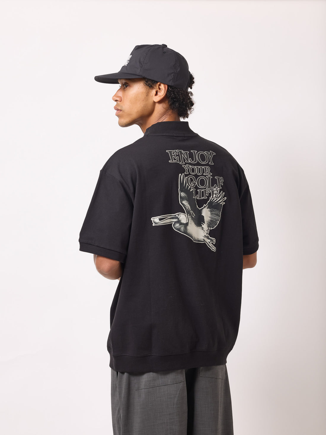 ［BOGEY LOUNGE］半袖トップス(ペリカン)