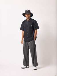 ［BOGEY LOUNGE］サッカー衿つきシャツ