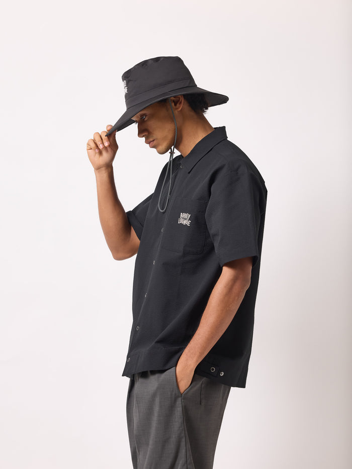 ［BOGEY LOUNGE］サッカー衿つきシャツ