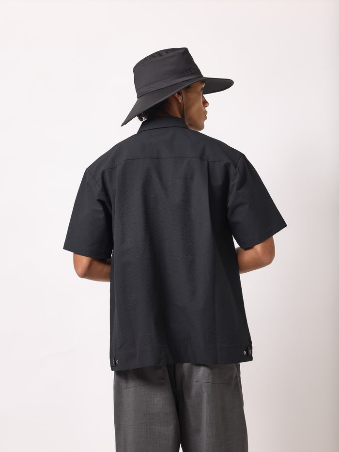 ［BOGEY LOUNGE］サッカー衿つきシャツ