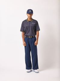 ［BOGEY LOUNGE］マルチストライプポロシャツ