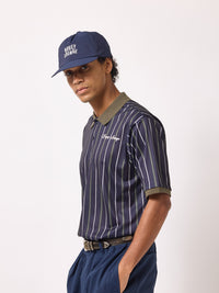 ［BOGEY LOUNGE］マルチストライプポロシャツ