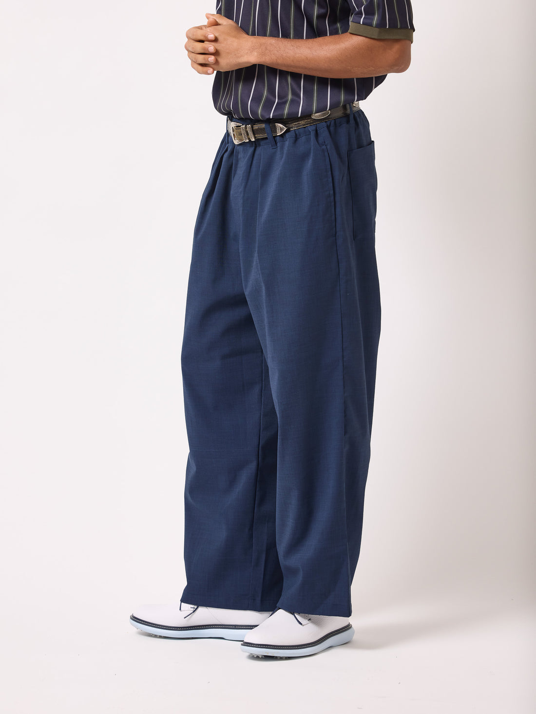 ［BOGEY LOUNGE］タックパンツ