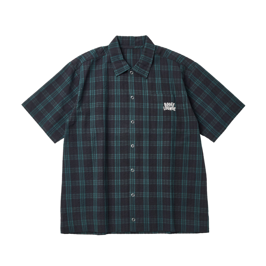 ［BOGEY LOUNGE］サッカー衿つきシャツ