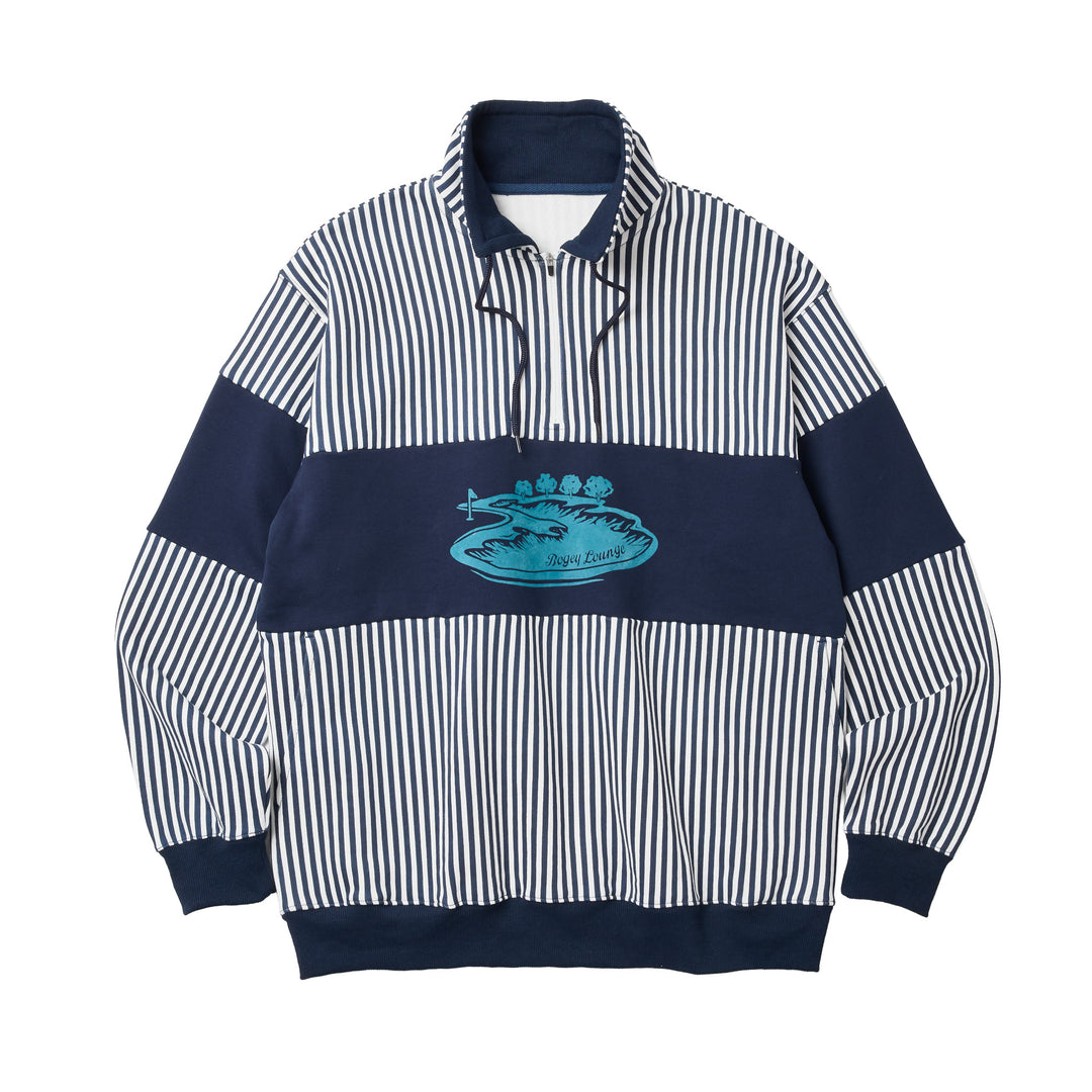 BRUSHED HALF-ZIP SWEATSHIRT