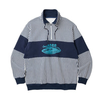 ［BOGEY LOUNGE］裏毛ハーフZIPトレーナー