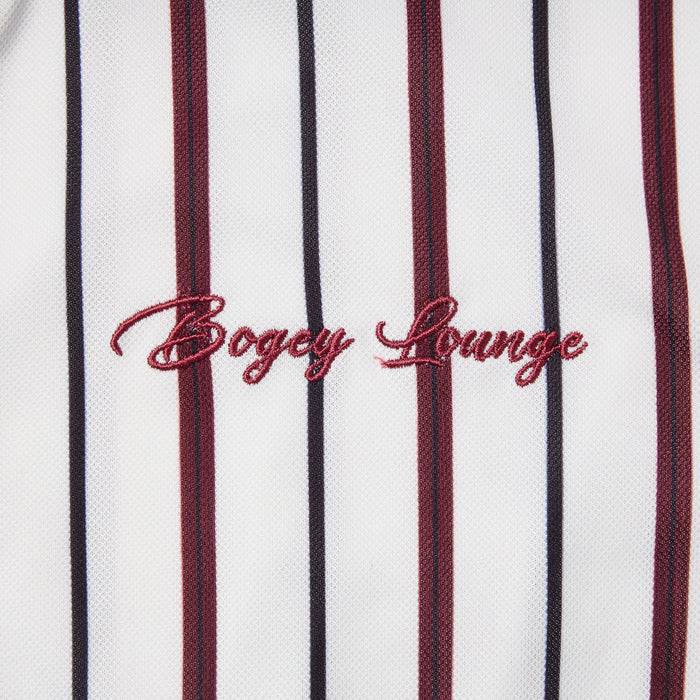 ［BOGEY LOUNGE］マルチストライプポロシャツ