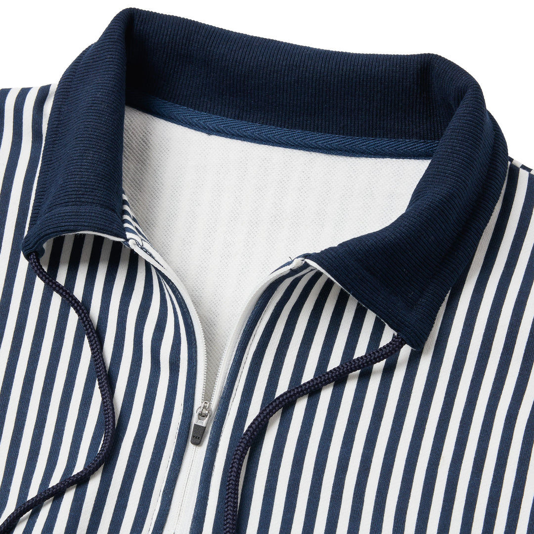 BRUSHED HALF-ZIP SWEATSHIRT