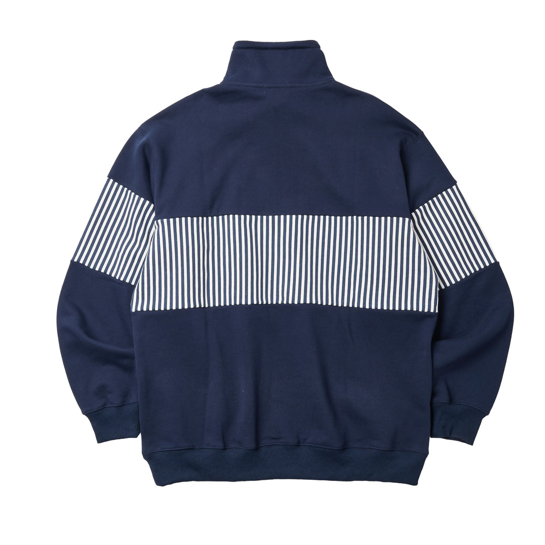BRUSHED HALF-ZIP SWEATSHIRT