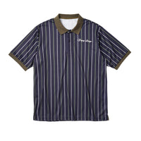 ［BOGEY LOUNGE］マルチストライプポロシャツ