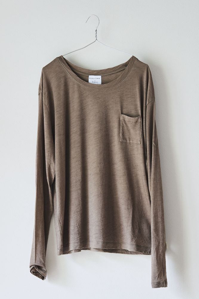 ［かわり芽］季節のかわり芽 長袖ウールTシャツ