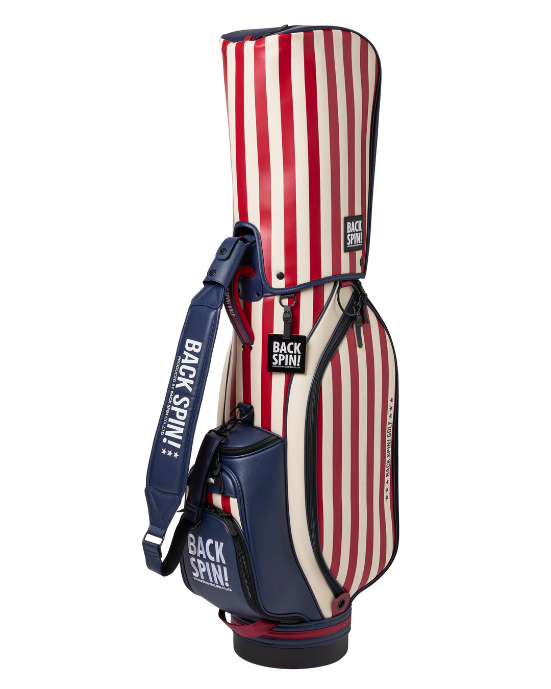 ［BACK SPIN!］STRIPE TOUR GOLF BAG