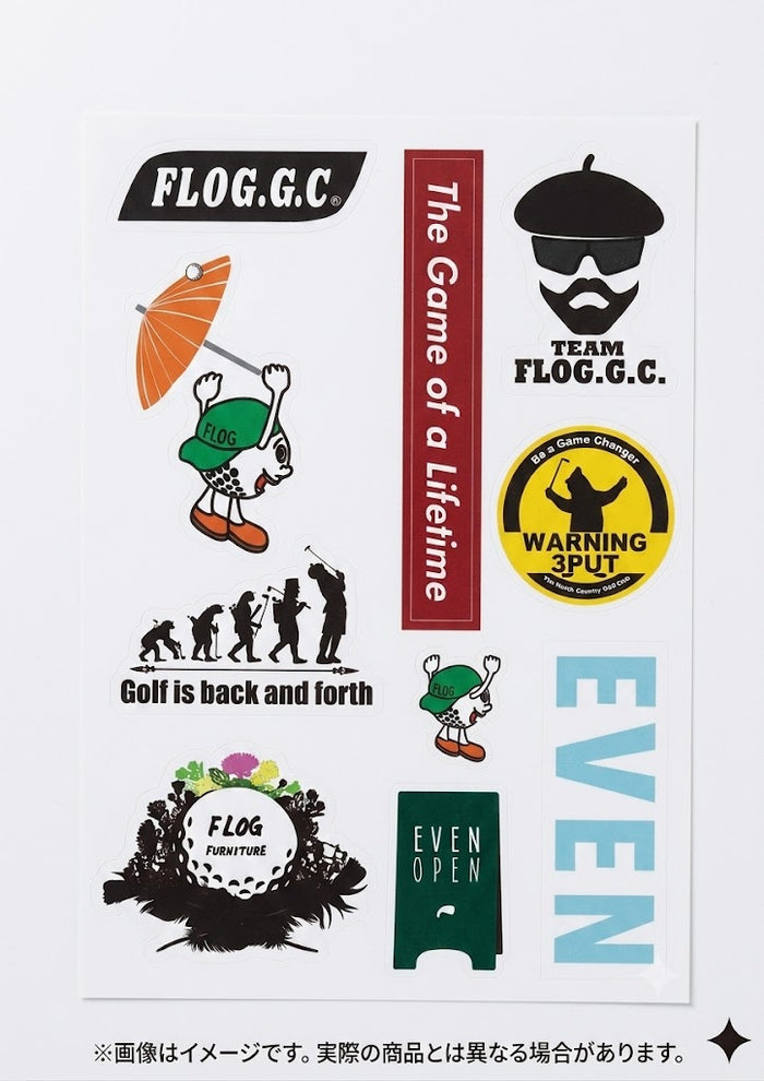 守りたいけど見せたいをかなえる限定セットA（FLOG GOLF CLUBのオリジナルステッカーシート付き！）