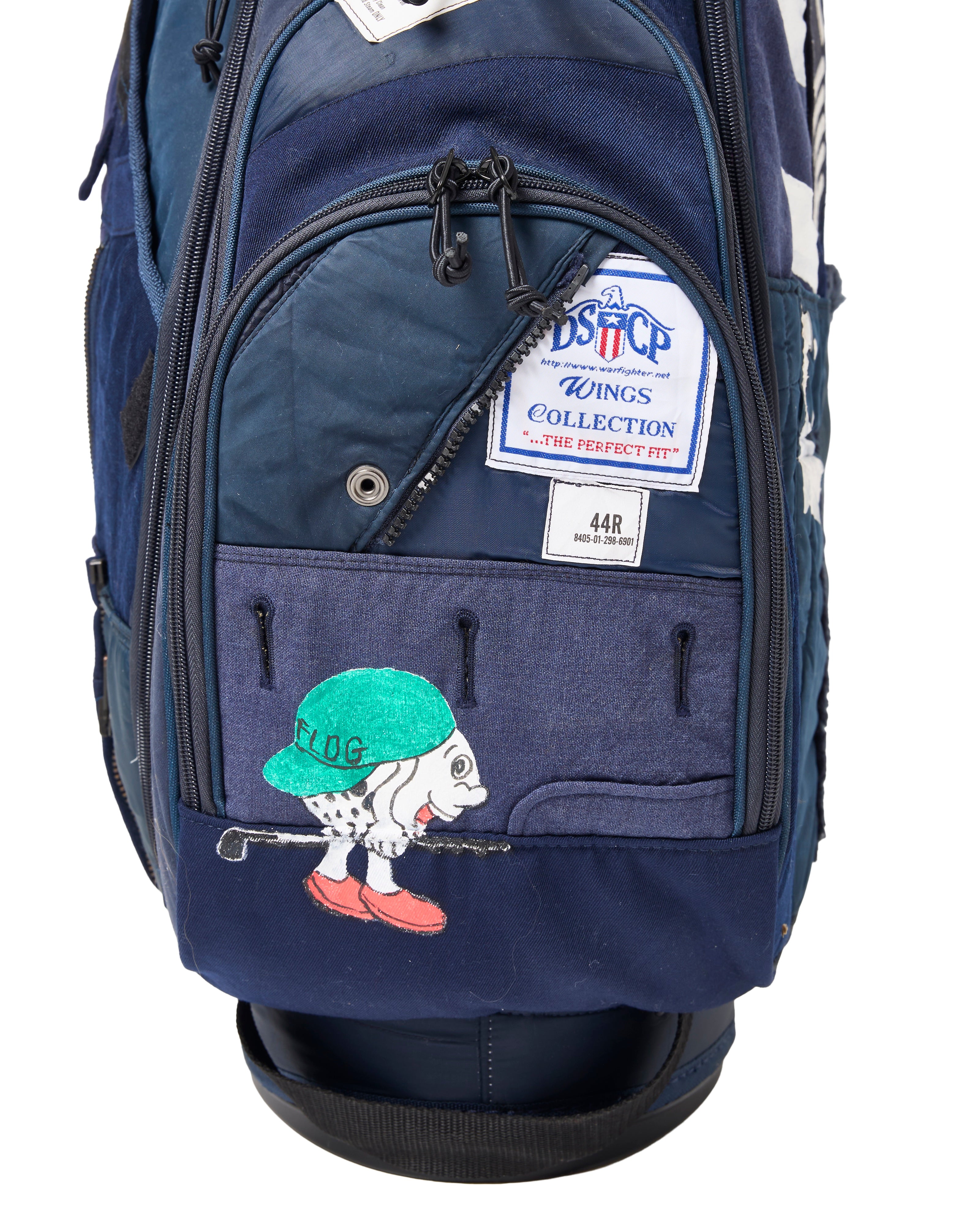 1点限定】REMAKE CADDY BAG（vintage flight jacket) – FUNQTEN