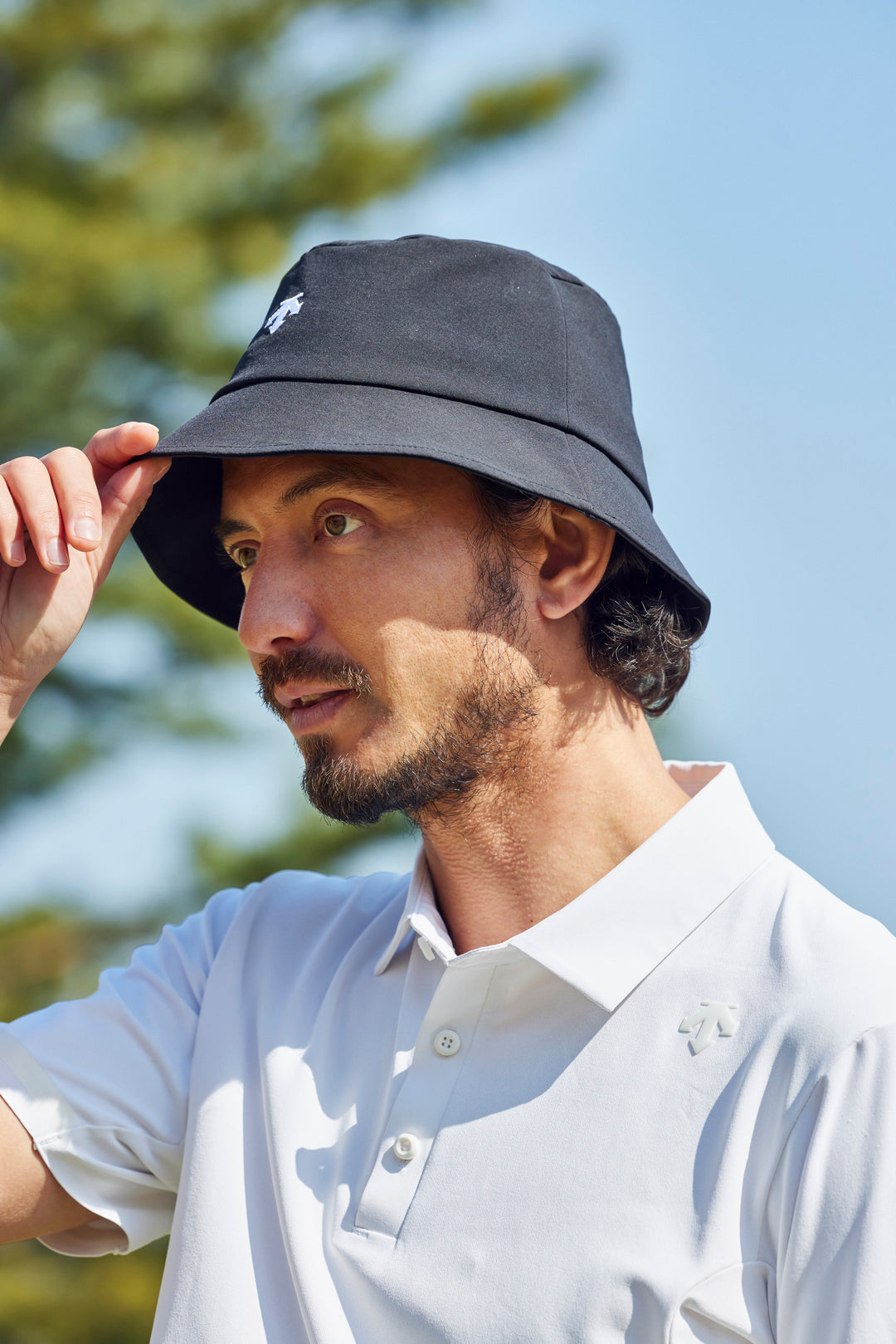 ［EVEN×DESCENTE］別注コーデュラ撥水バケットハット