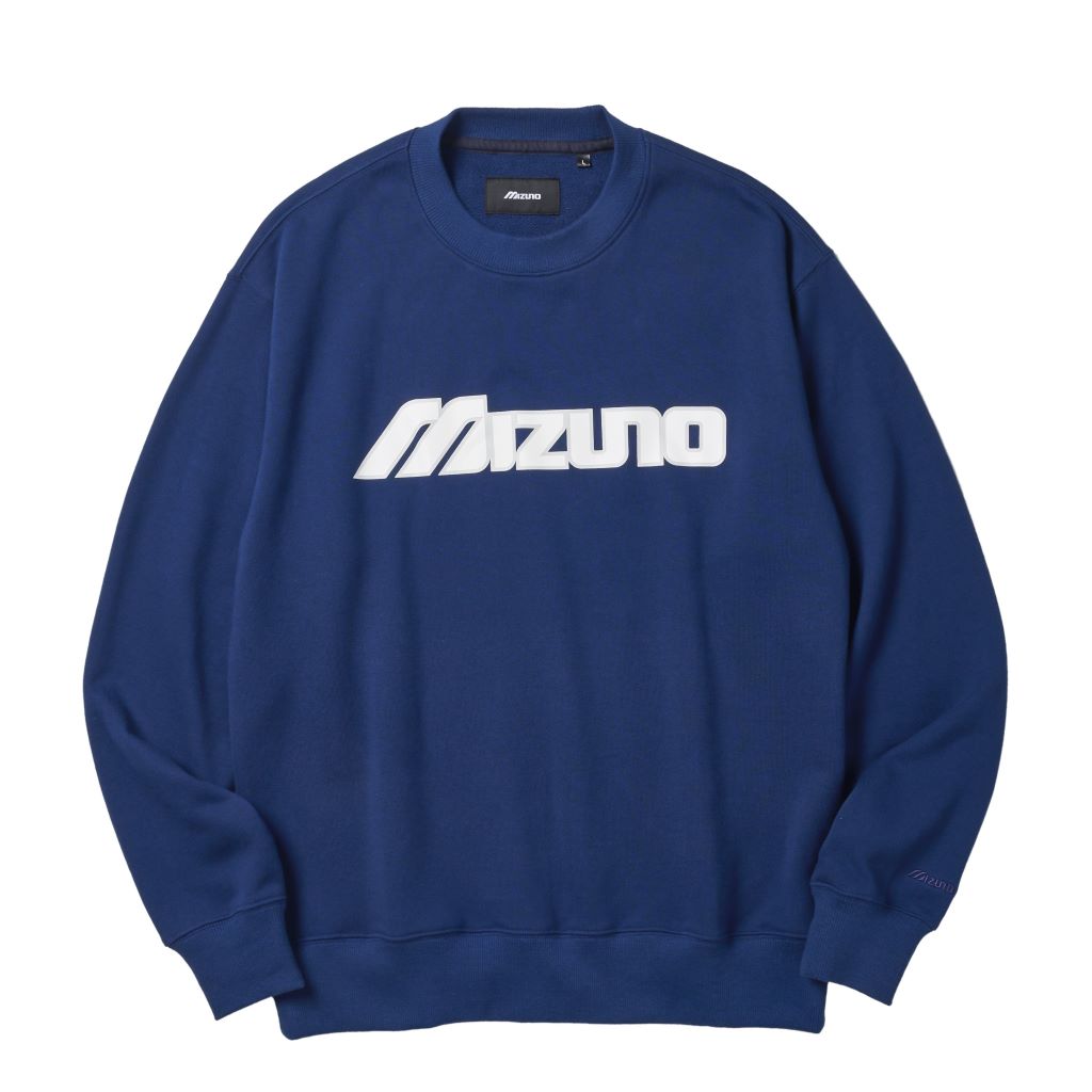 ［NEW VINTAGE GOLF×MIZUNO］クラシックロゴ・プリントクルースウェット