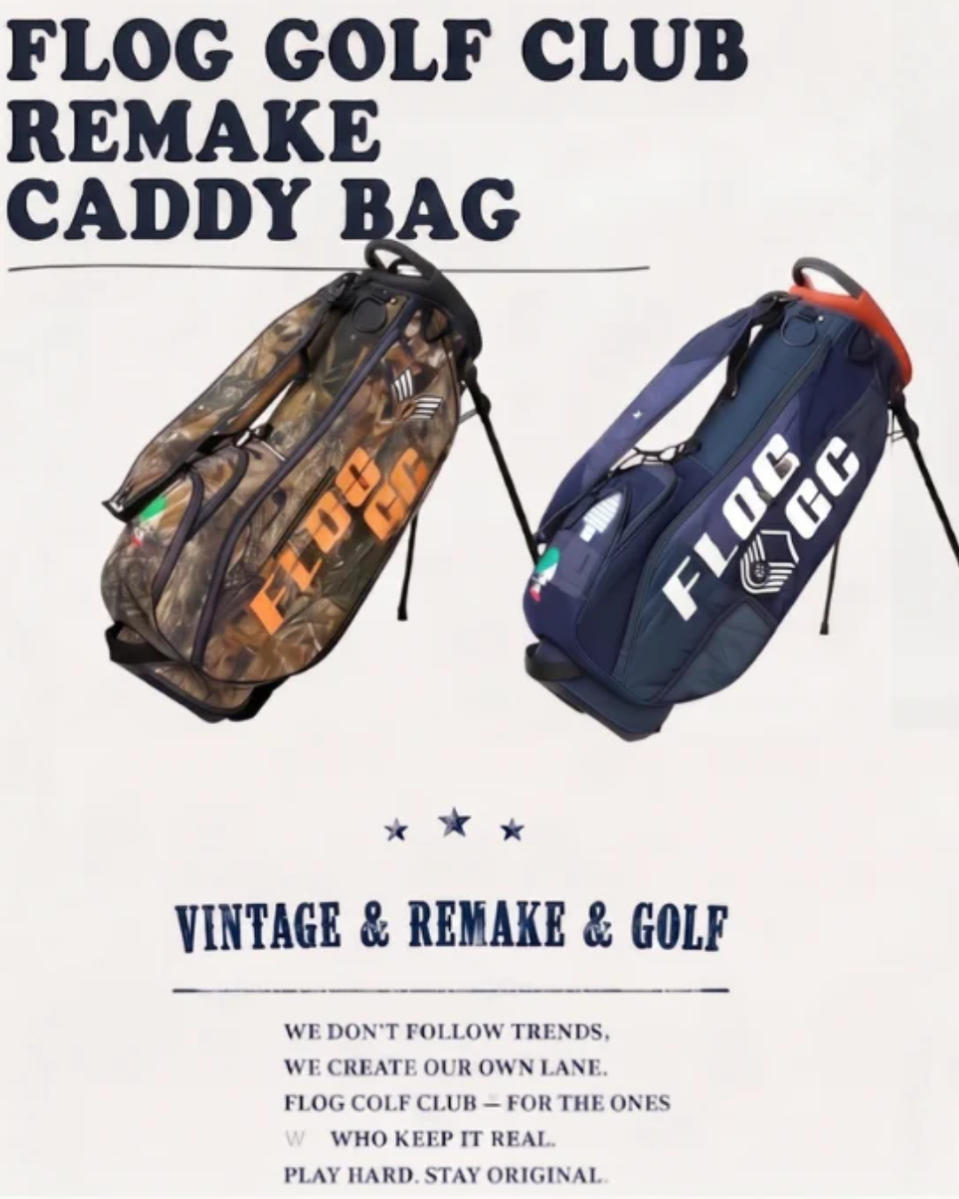FLOG GOLF CLUB Reimagines the Caddy Bag