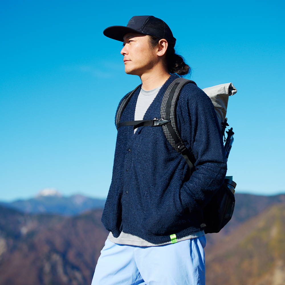 MGL NATIVE] アルファドリフトカーディガン（Alpha Drift Cardigan