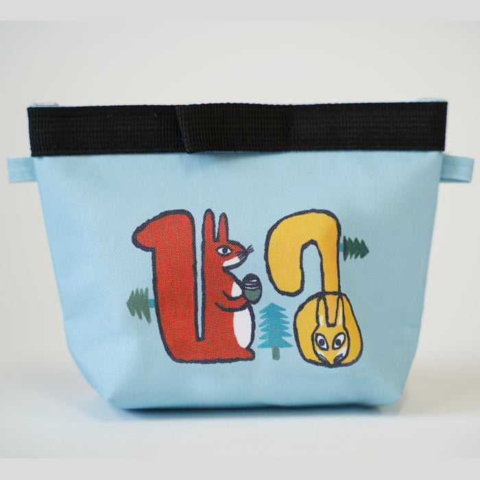 ランドネ×料理創作ユニットGoma「山の動物たちが集まるコジーバッグ（大小セット）」