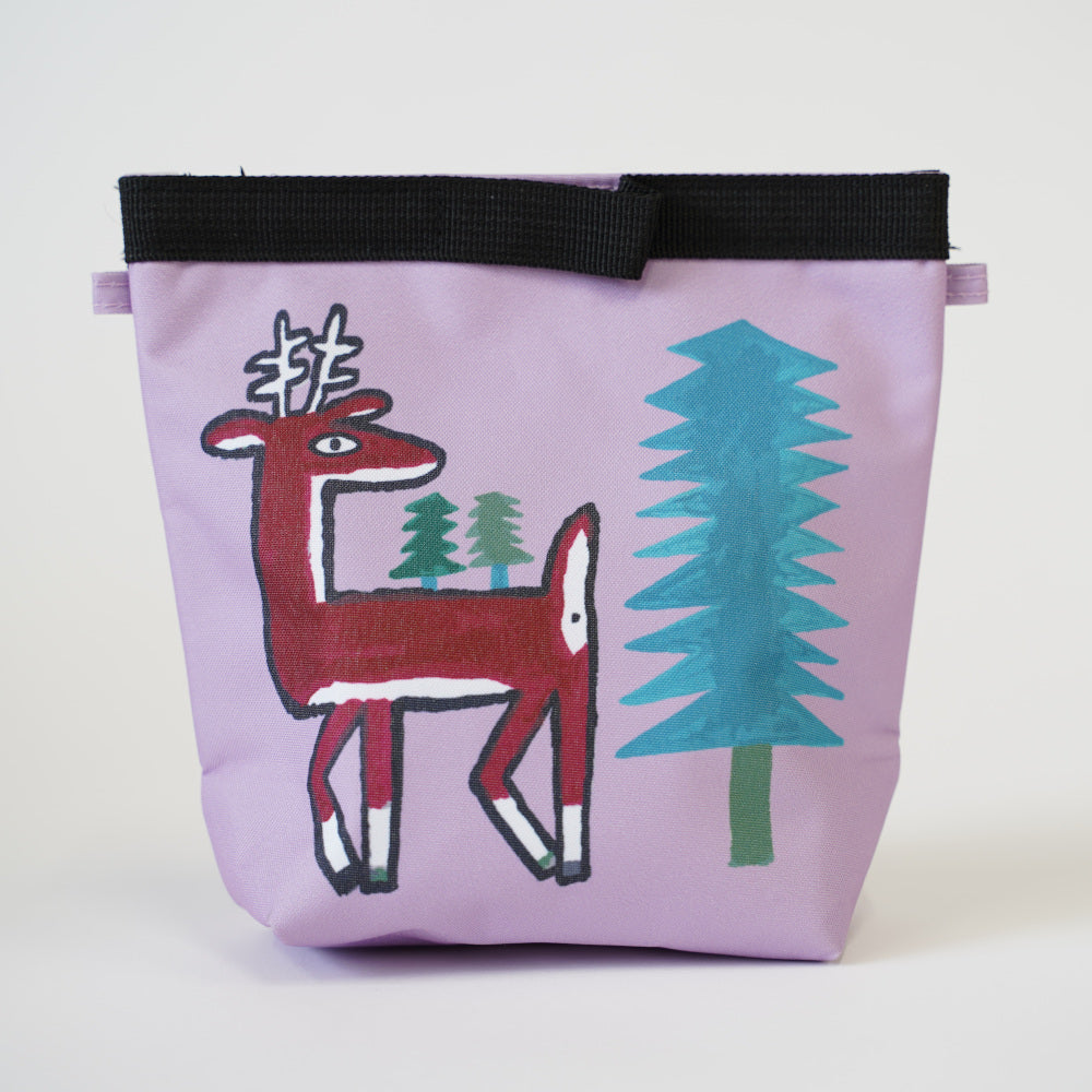 ランドネ×料理創作ユニットGoma「山の動物たちが集まるコジーバッグ（大小セット）」