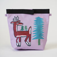 ランドネ×料理創作ユニットGoma「山の動物たちが集まるコジーバッグ（大小セット）」