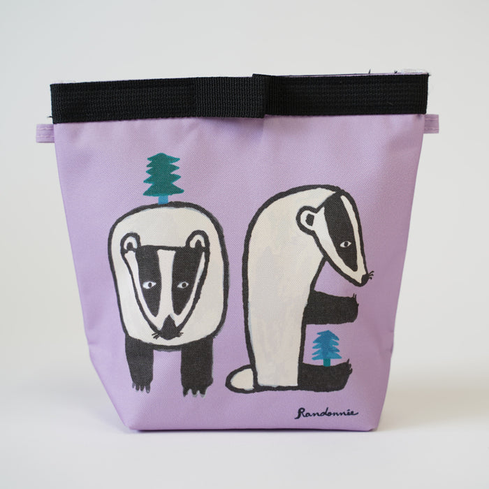 ランドネ×料理創作ユニットGoma「山の動物たちが集まるコジーバッグ（大小セット）」