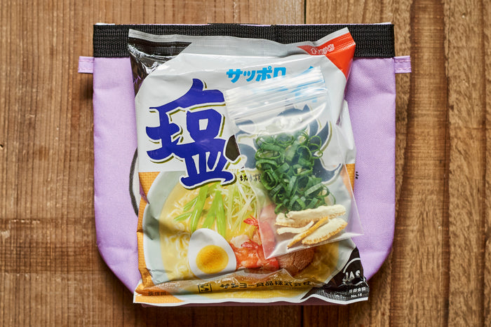 ランドネ×料理創作ユニットGoma「山の動物たちが集まるコジーバッグ（大小セット）」