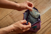 ランドネ×料理創作ユニットGoma「山の動物たちが集まるコジーバッグ（大小セット）」